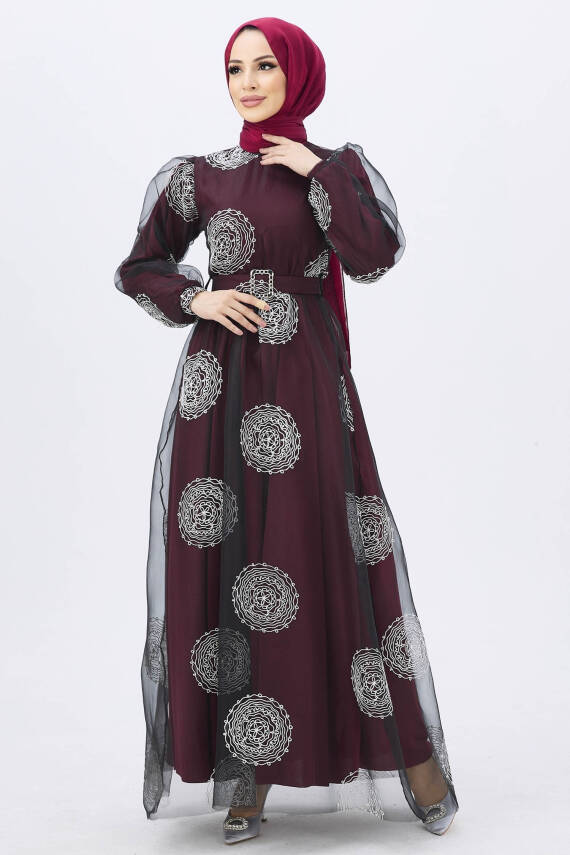 Abiye Bordo - 11175 - 2