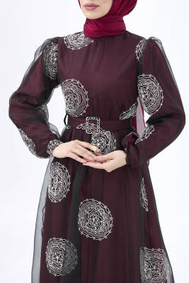 Abiye Bordo - 11175 - 6