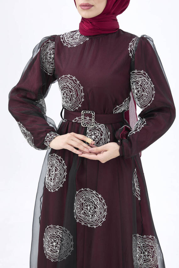 Abiye Bordo - 11175 - 6