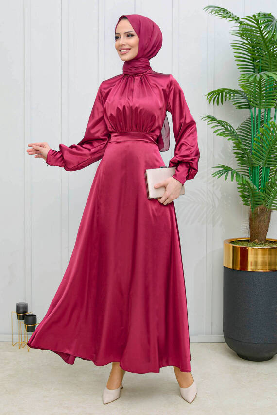 Abiye Bordo - 11635 - 1