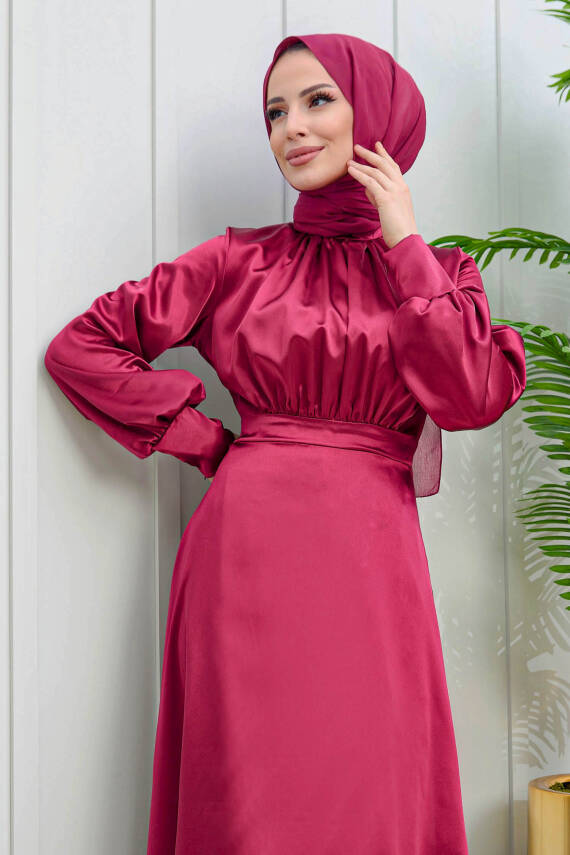 Abiye Bordo - 11635 - 3