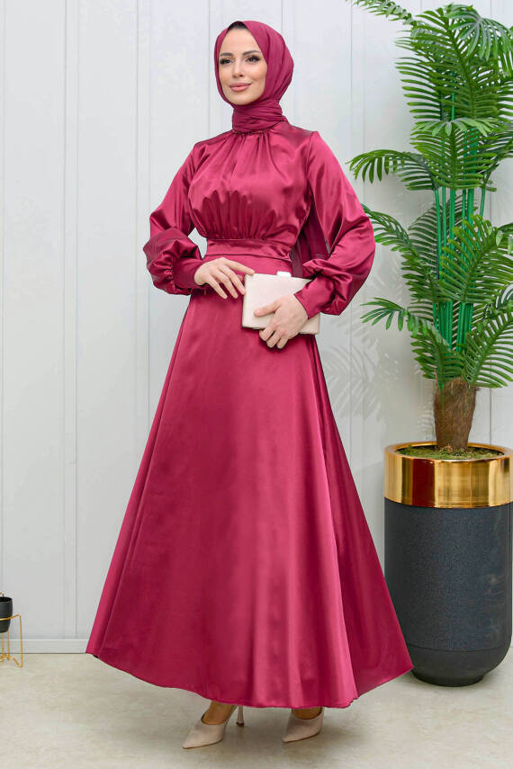 Abiye Bordo - 11635 - 4