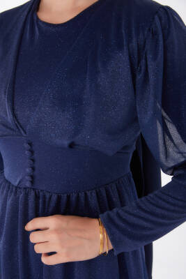 Abiye Elbise Lacivert - 11003 - 6
