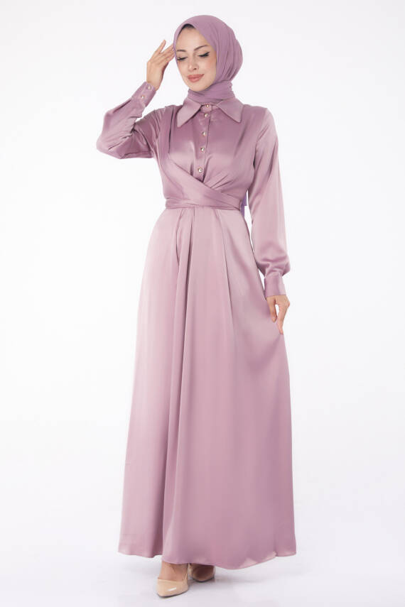 Abiye Elbise Lila - 26194 - 2