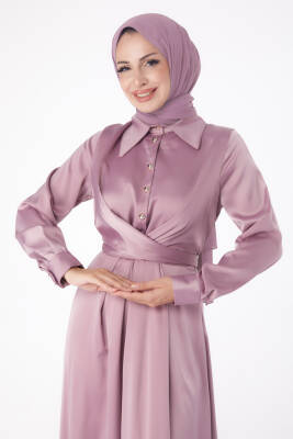 Abiye Elbise Lila - 26194 - 3