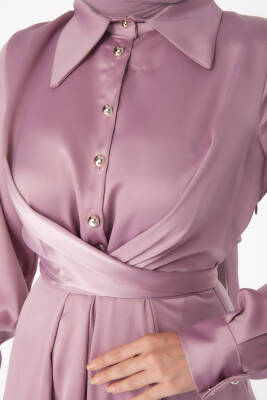 Abiye Elbise Lila - 26194 - 6