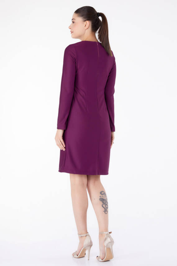 Abiye Elbise Mor - 13188 - 5