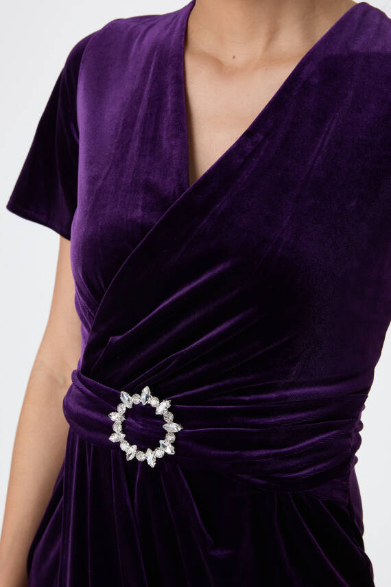 Abiye Elbise Mor - 23558 - 3