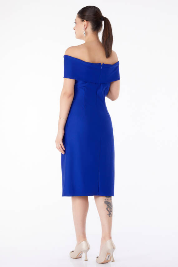 Abiye Elbise Saks - 13187 - 5