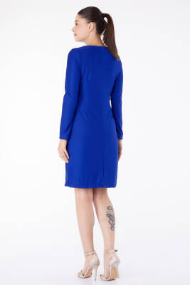 Abiye Elbise Saks - 13188 - 5