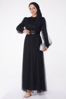 Abiye Elbise Siyah - 26083 - 2