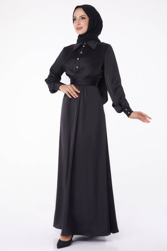 Abiye Elbise Siyah - 26194 - 2