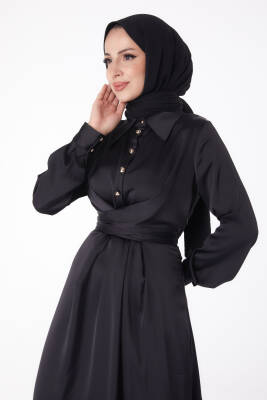 Abiye Elbise Siyah - 26194 - 3