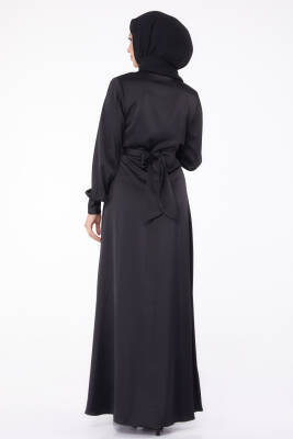 Abiye Elbise Siyah - 26194 - 5
