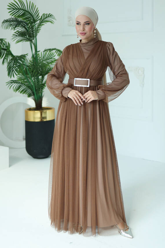Abiye Elbise Vizon - 26083 - 3