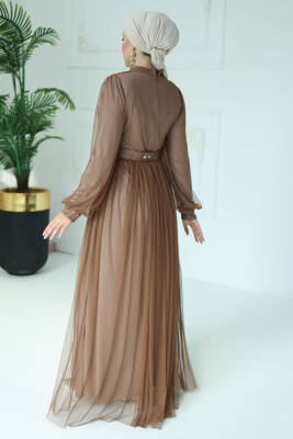 Abiye Elbise Vizon - 26083 - 5