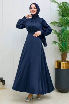 Abiye Lacivert - 11635 - 2