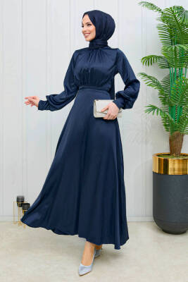 Abiye Lacivert - 11635 - 3