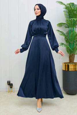 Abiye Lacivert - 11635 - 4
