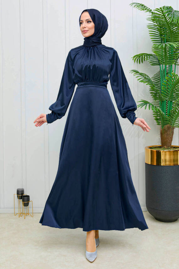 Abiye Lacivert - 11635 - 4