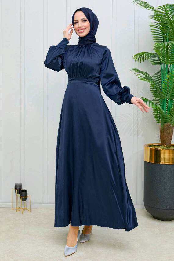 Abiye Lacivert - 11635 - 5