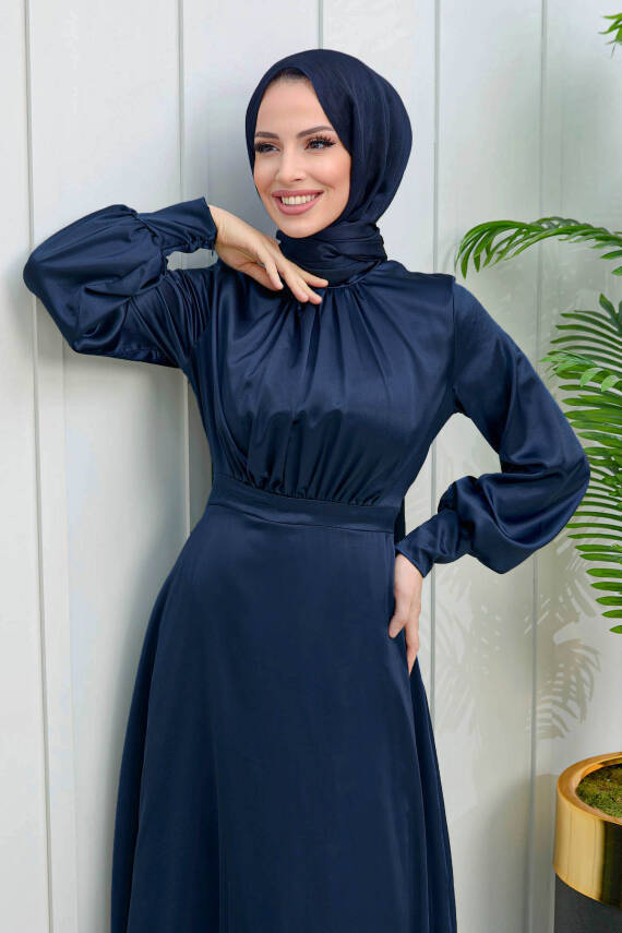 Abiye Lacivert - 11635 - 6