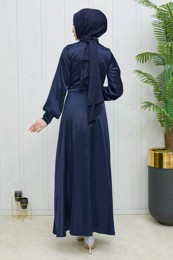 Abiye Lacivert - 11635 - 7