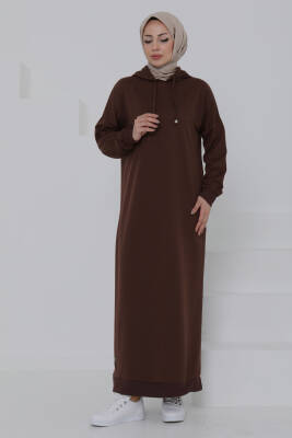 Armalı Elbise Kahve - 27049 