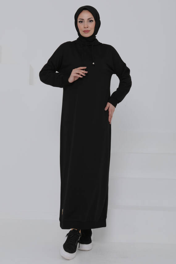 Armalı Elbise Siyah - 27049 - 1