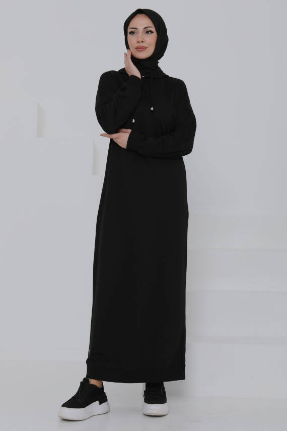 Armalı Elbise Siyah - 27049 - 2