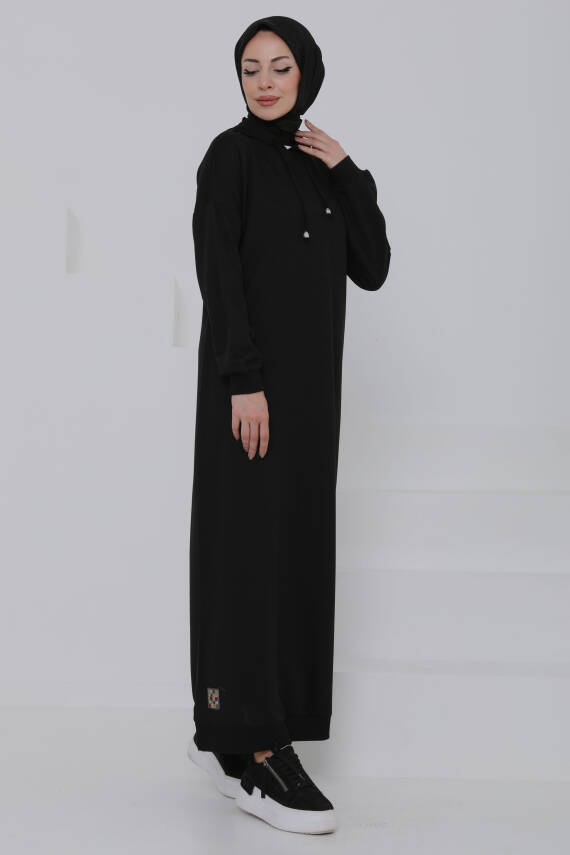 Armalı Elbise Siyah - 27049 - 3
