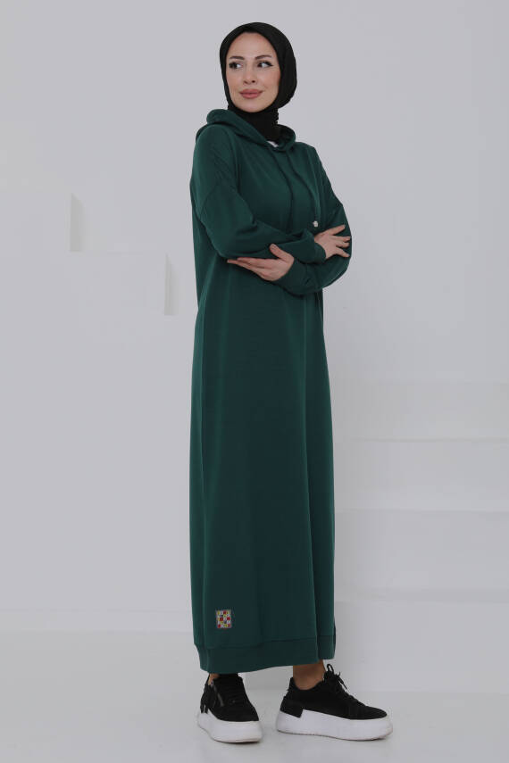 Armalı Elbise Zümrüt - 27049 - 2