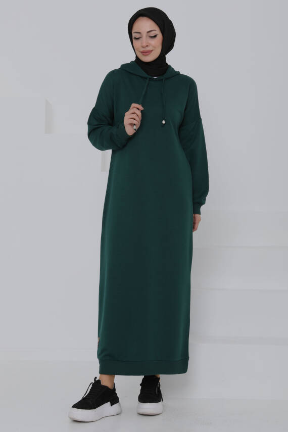 Armalı Elbise Zümrüt - 27049 - 3