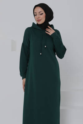 Armalı Elbise Zümrüt - 27049 - 5