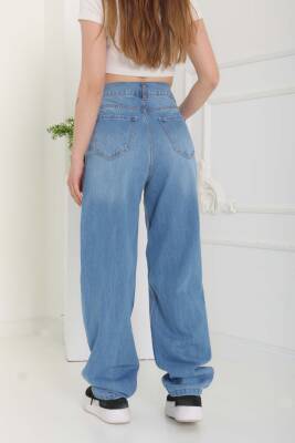 Baggy Kot Pantolon Acik Mavi - 27097 - 8