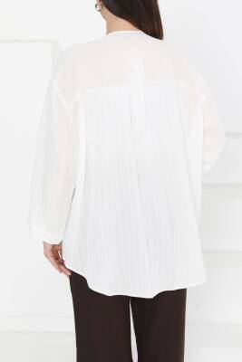 Bağlamalı Kimono D1 Beyaz - 27388 - 5