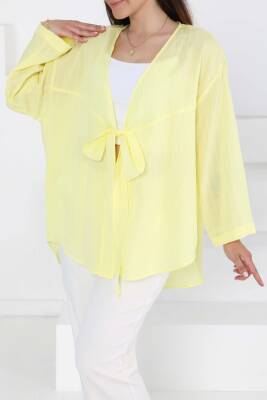 Bağlamalı Kimono Sari - 27388 - 1