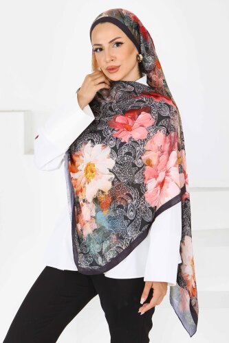Bambu Kıraş Şal Siyah - 27617 