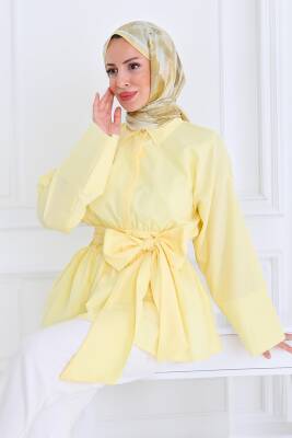Belden Bağlamalı Tunik Sari - 27550 - 1