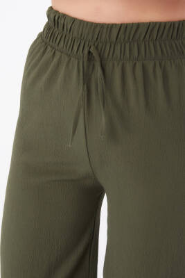 Beli Lastikli Pantolon Haki - 27074 - 5