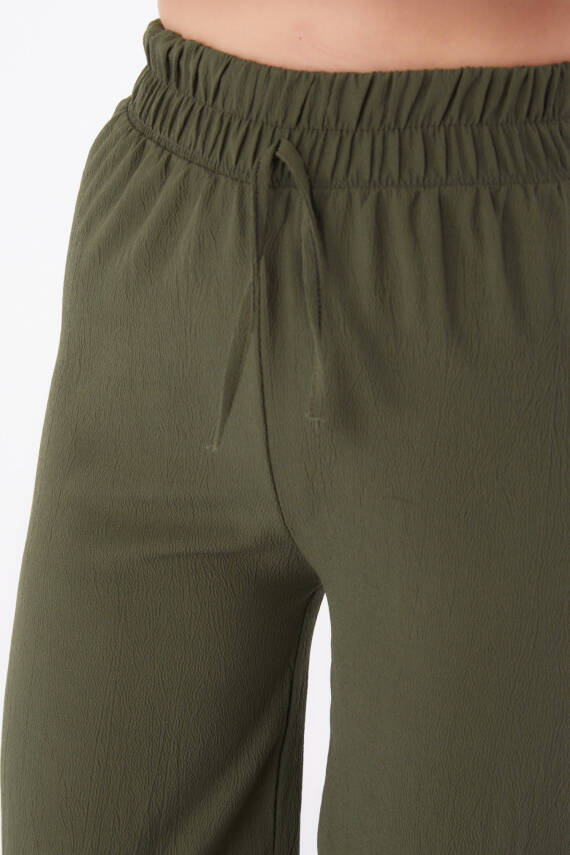 Beli Lastikli Pantolon Haki - 27074 - 5