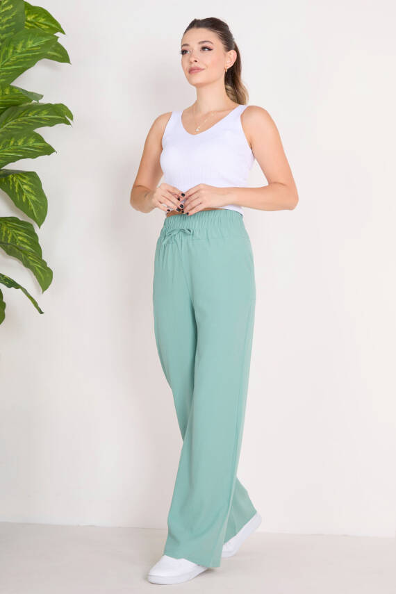 Beli Lastikli Pantolon Mint - 27074 - 2