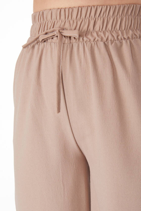Beli Lastikli Pantolon Vizon - 27074 - 5