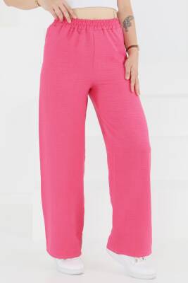 Beli Lastikli Salaş Pantolon Fuşya - 27461 