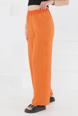 Beli Lastikli Salaş Pantolon Turuncu - 27461 - 3
