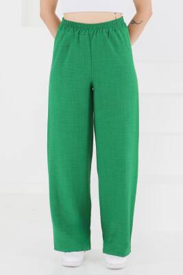 Beli Lastikli Salaş Pantolon Yesil - 27461 - 3