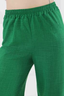 Beli Lastikli Salaş Pantolon Yesil - 27461 - 4