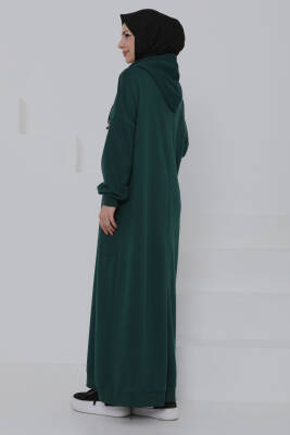 Cepli Armalı Elbise Zümrüt - 27048 - 7