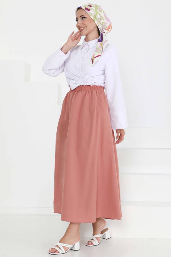 Cepli Keten Etek Gül - 27294 - 3
