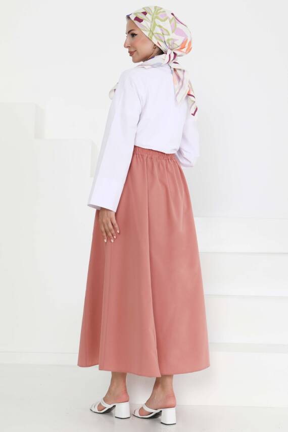 Cepli Keten Etek Gül - 27294 - 4